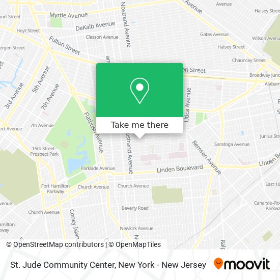 St. Jude Community Center map