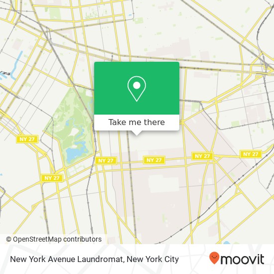 Mapa de New York Avenue Laundromat