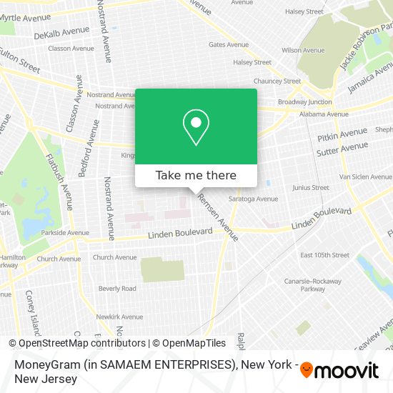 Mapa de MoneyGram (in SAMAEM ENTERPRISES)