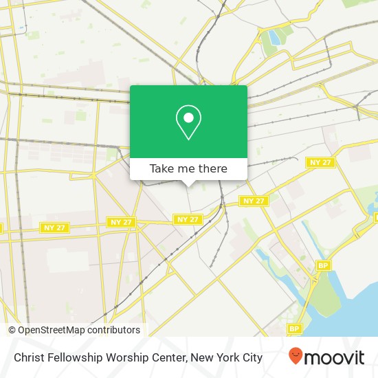 Mapa de Christ Fellowship Worship Center