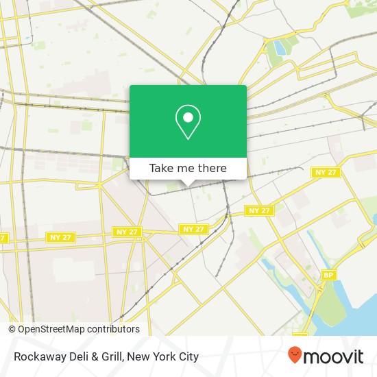 Mapa de Rockaway Deli & Grill