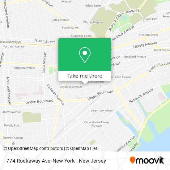 Mapa de 774 Rockaway Ave