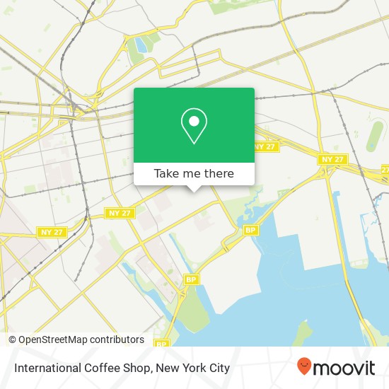 International Coffee Shop map