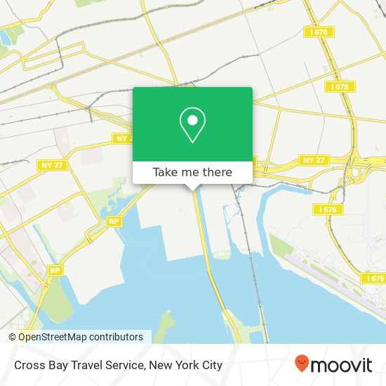 Cross Bay Travel Service map