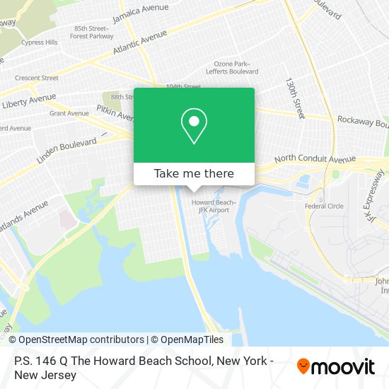 Mapa de P.S. 146 Q The Howard Beach School