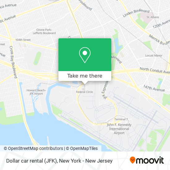 Mapa de Dollar car rental (JFK)