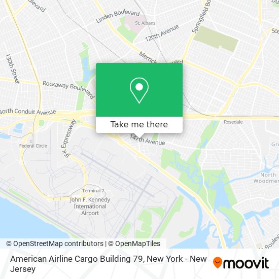 American Airline Cargo Building 79 map