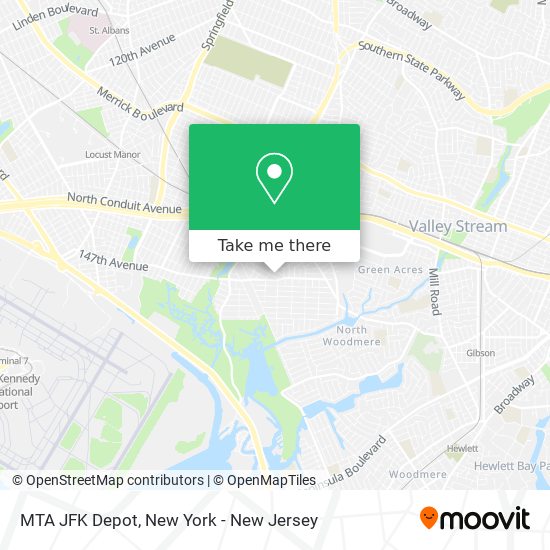MTA JFK Depot map