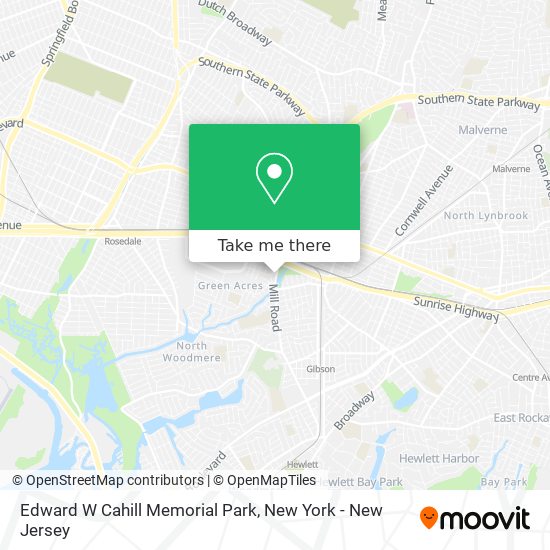 Edward W Cahill Memorial Park map