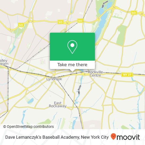 Mapa de Dave Lemanczyk's Baseball Academy