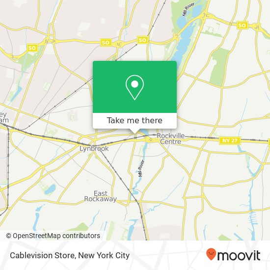 Cablevision Store map