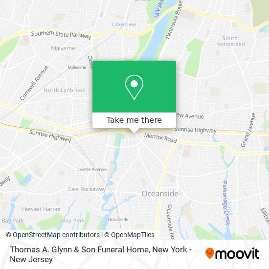 Thomas A. Glynn & Son Funeral Home map