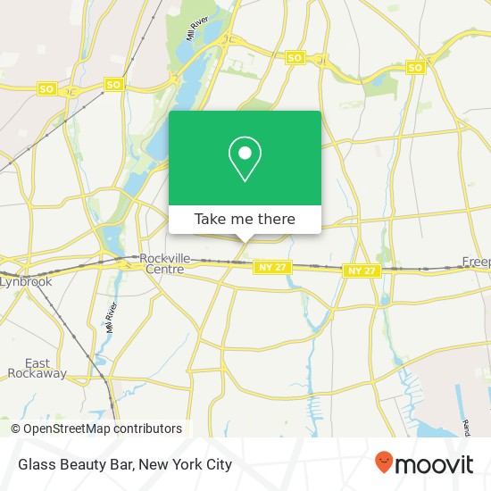 Mapa de Glass Beauty Bar