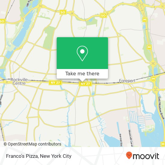 Mapa de Franco's Pizza