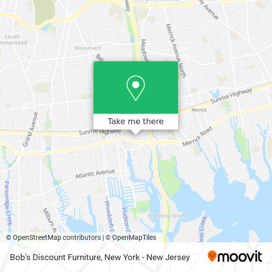 Mapa de Bob's Discount Furniture