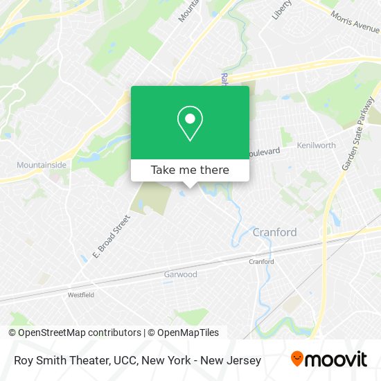 Roy Smith Theater, UCC map