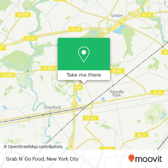 Mapa de Grab N' Go Food