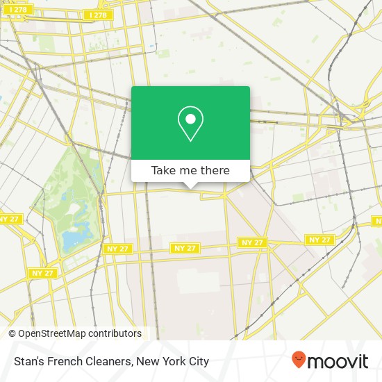 Stan's French Cleaners map