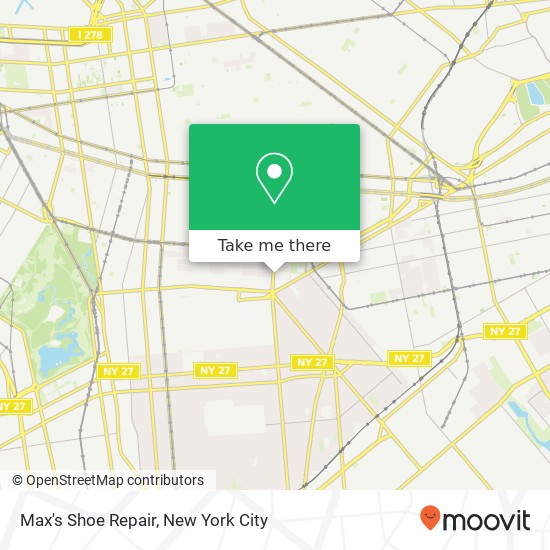 Max's Shoe Repair map