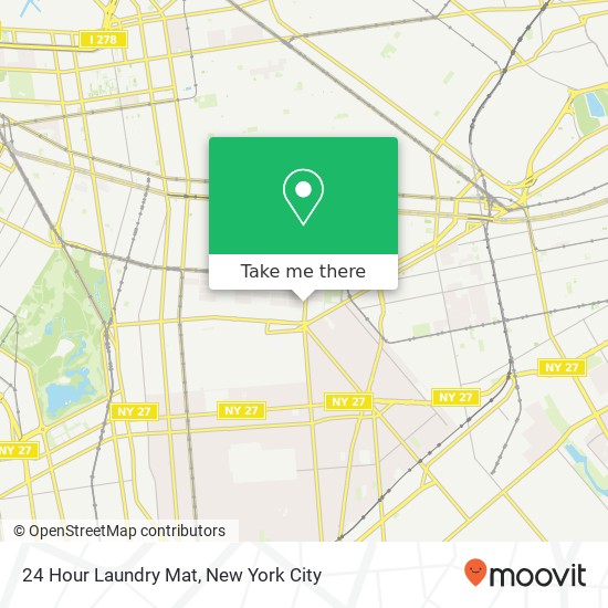 Mapa de 24 Hour Laundry Mat