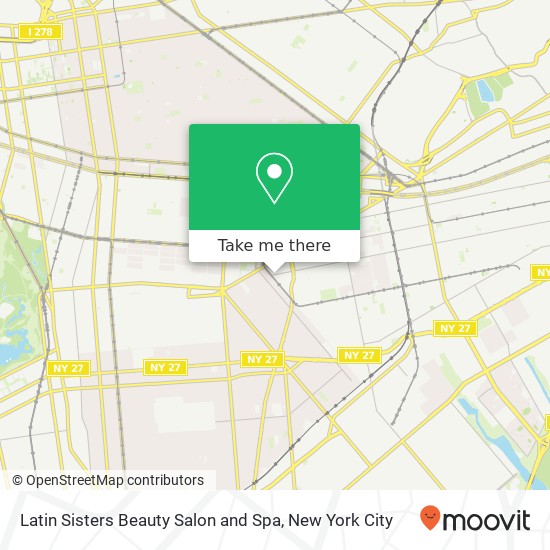 Latin Sisters Beauty Salon and Spa map