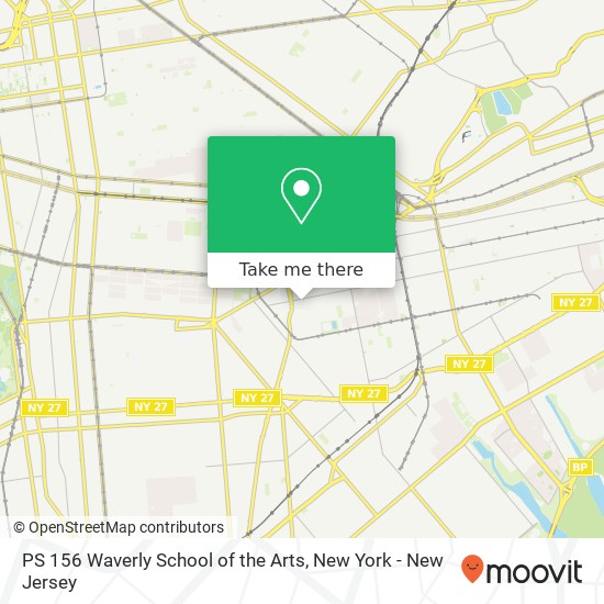 PS 156 Waverly School of the Arts map