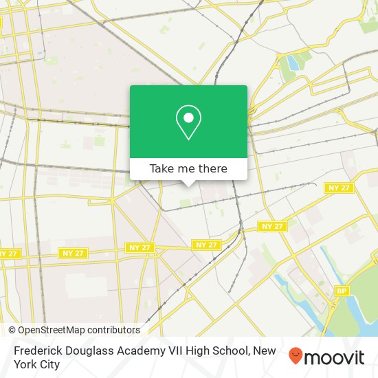 Mapa de Frederick Douglass Academy VII High School