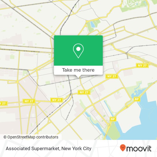 Mapa de Associated Supermarket