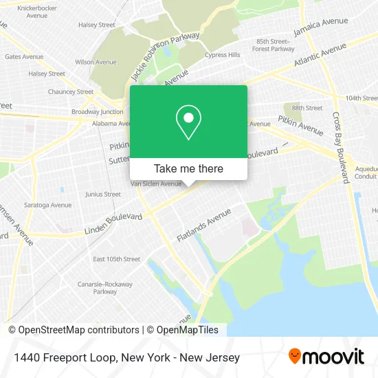 1440 Freeport Loop map