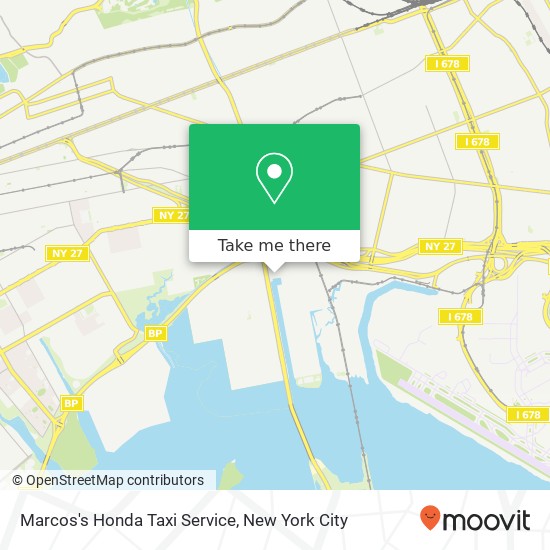 Marcos's Honda Taxi Service map