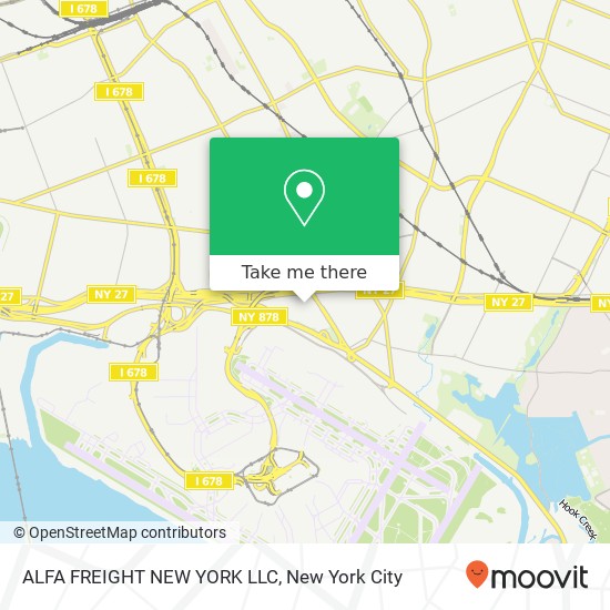 Mapa de ALFA FREIGHT NEW YORK LLC