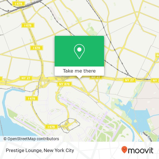 Prestige Lounge map