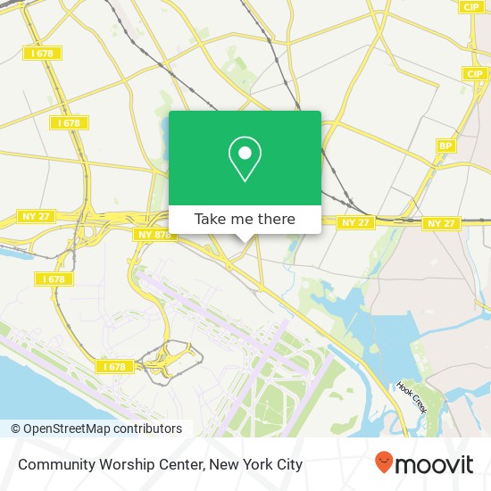 Mapa de Community Worship Center