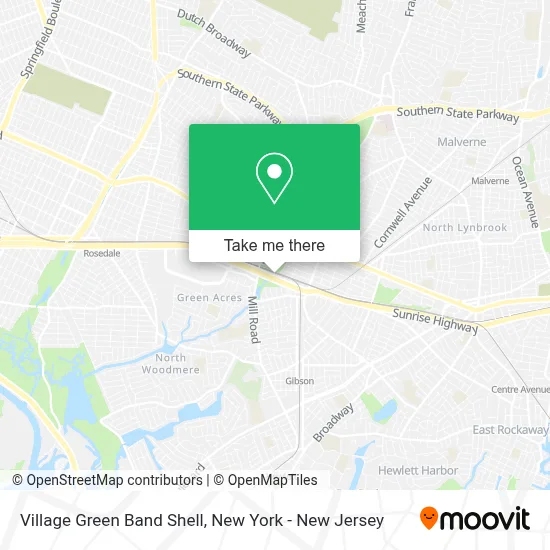 Village Green Band Shell map