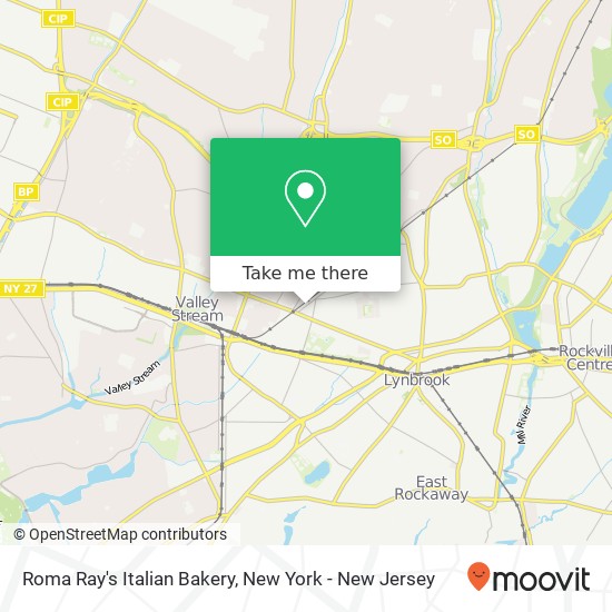 Mapa de Roma Ray's Italian Bakery