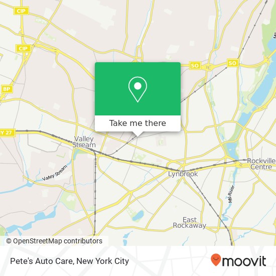 Mapa de Pete's Auto Care