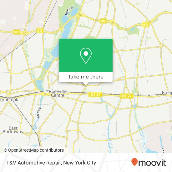 T&V Automotive Repair map