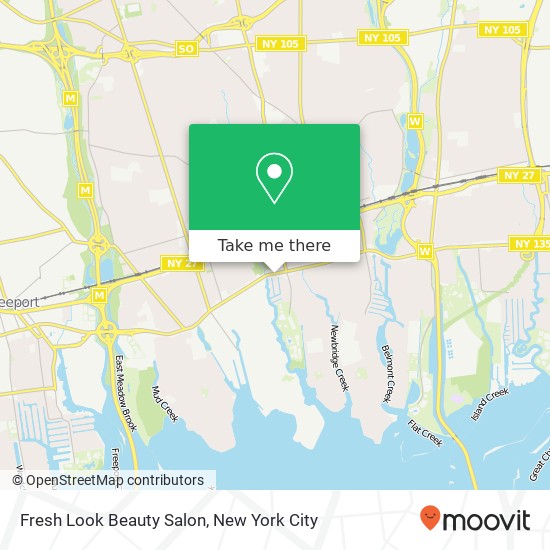 Mapa de Fresh Look Beauty Salon
