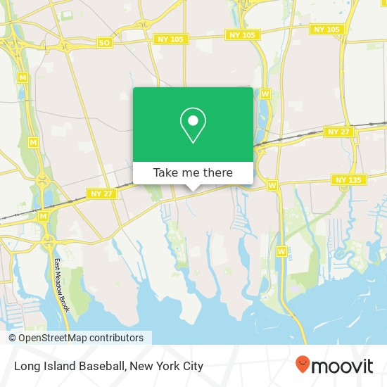 Mapa de Long Island Baseball