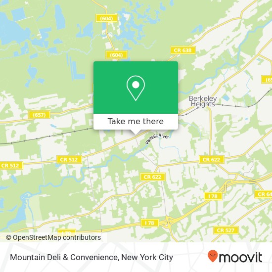 Mountain Deli & Convenience map