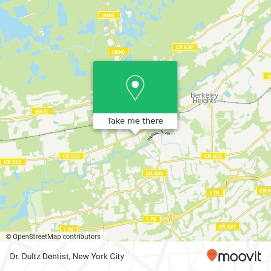 Dr. Dultz Dentist map