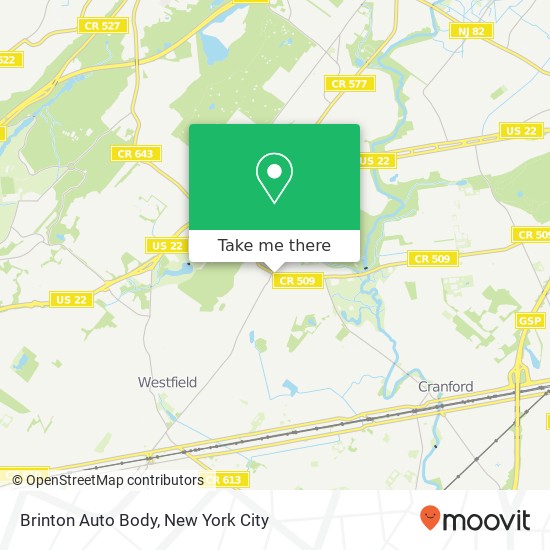 Brinton Auto Body map