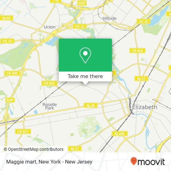 Mapa de Maggie mart