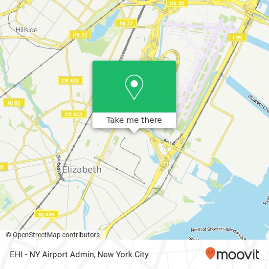 EHI - NY Airport Admin map