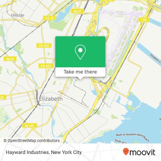 Hayward Industries map