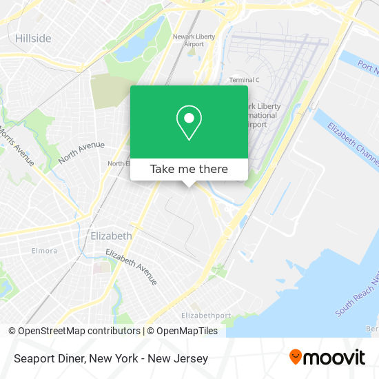 Seaport Diner map