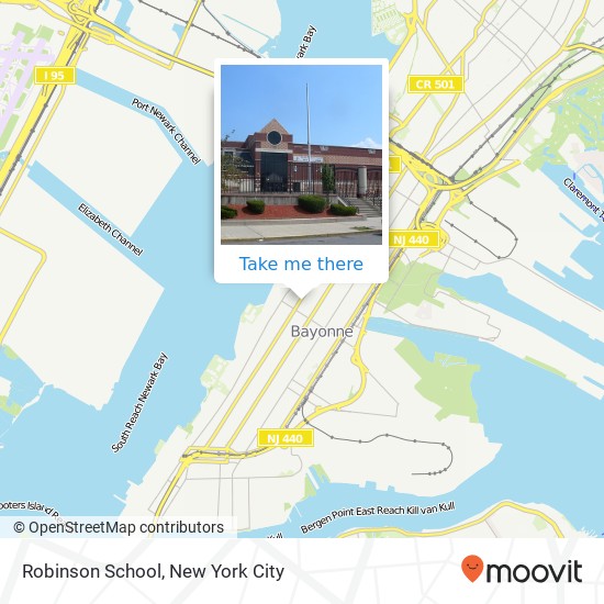 Robinson School map