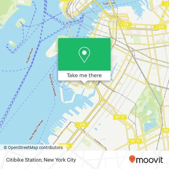 Mapa de Citibike Station