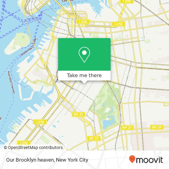 Mapa de Our Brooklyn heaven