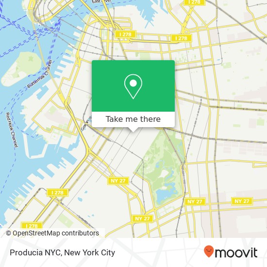 Producia NYC map